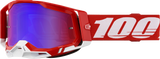 Racecraft 2 Goggle - Red - Red Blue Mirror