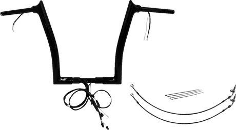 Handlebar Kit - Pointed Top - 14\" - Black 2015 - 2015