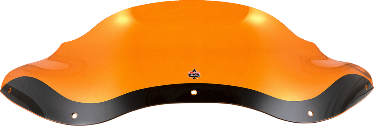 Kolor Flare™ Windshield - 8\" - Orange - FLTR 1998 - 2013