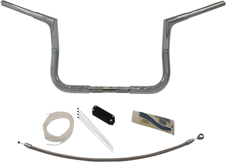 Handlebar Kit - Flat Top - 10\" - Chrome 2008 - 2013