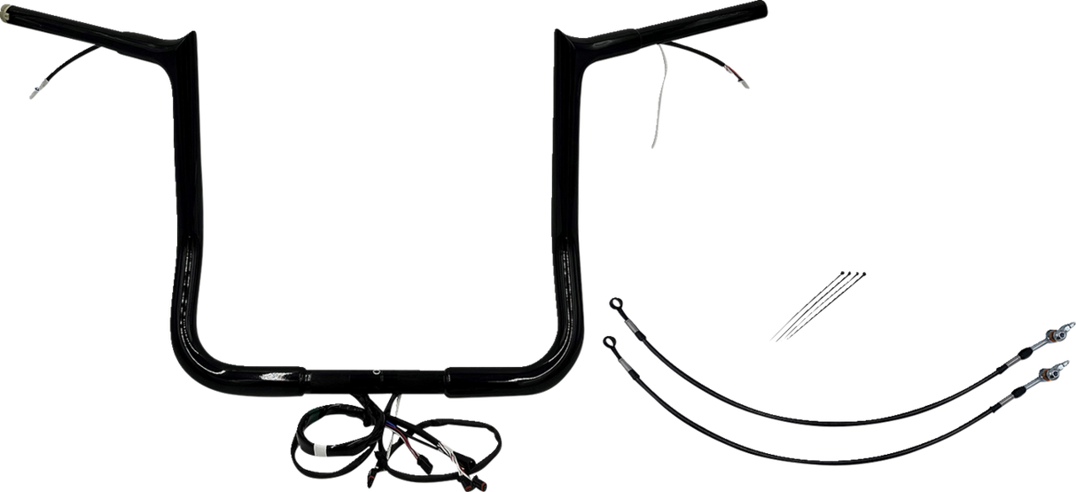 Handlebar Kit - Pointed Top - 14\" - Black 2016 - 2020