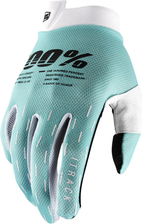 iTrack Gloves - Aqua - Small