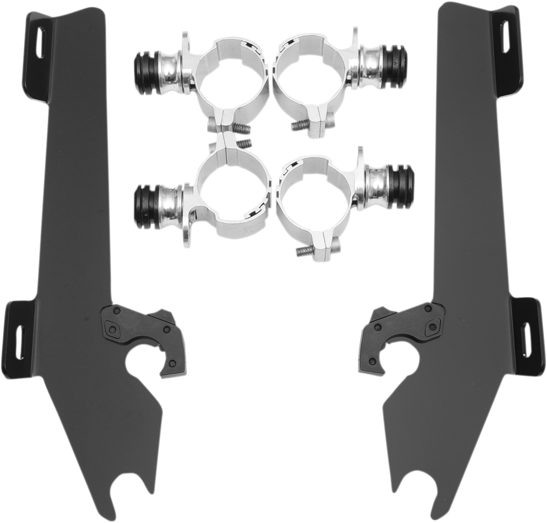 Batwing Trigger Lock Mounting Kit - VT 1300CS - Black 2010 - 2014