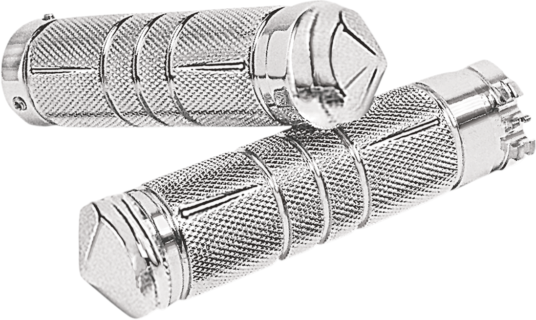 Grips - Knurled - Diamond - Chrome 1980 - 2021