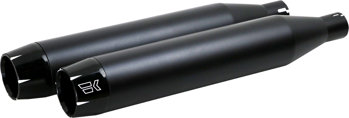 3-1/2\" Slip-On Mufflers - Black 2018 - 2022