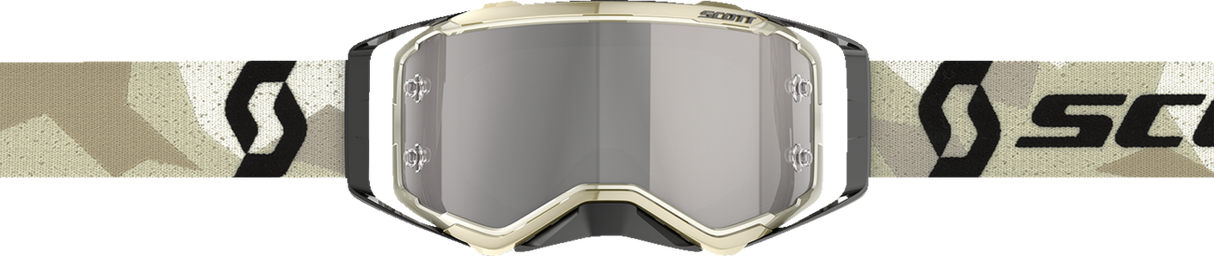 Prospect Goggles - Camo Beige/Black - Silver Chrome Works