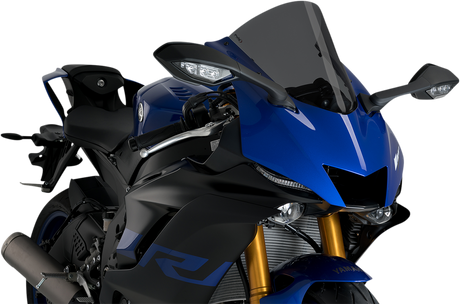 Race Windscreen - 14-1/2\" - Dark Smoke - YZF-R6 2017 - 2024