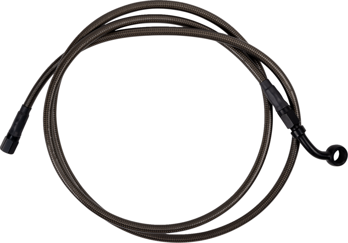 Brake Line - Upper - Carbon Coat w/ Black Fittings 2023 - 2024