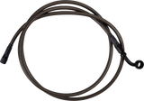 Brake Line - Upper - Carbon Coat w/ Black Fittings 2023 - 2024