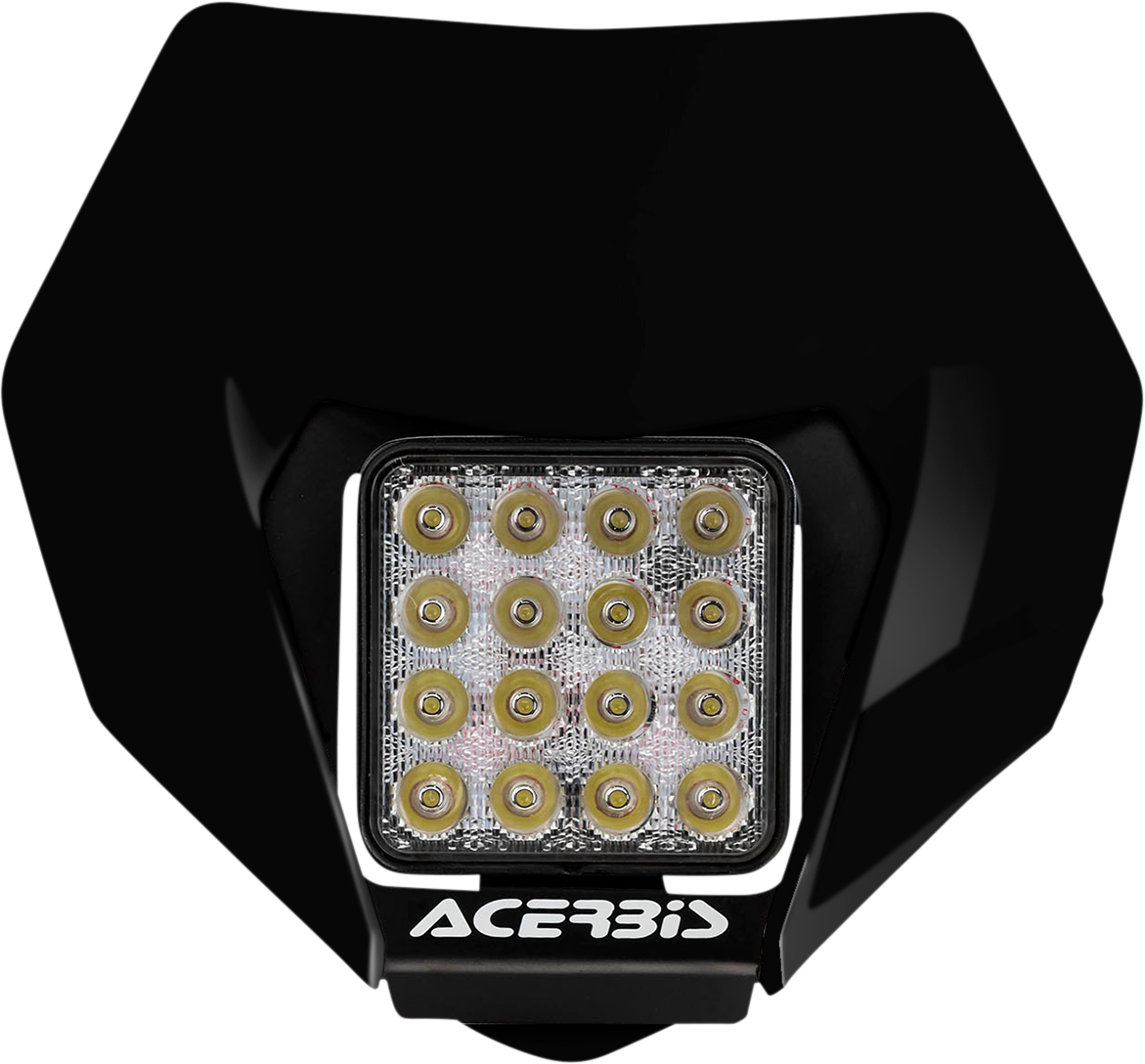 Headlight - Universal - Black