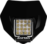 Headlight - Universal - Black