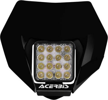 Headlight - Universal - Black