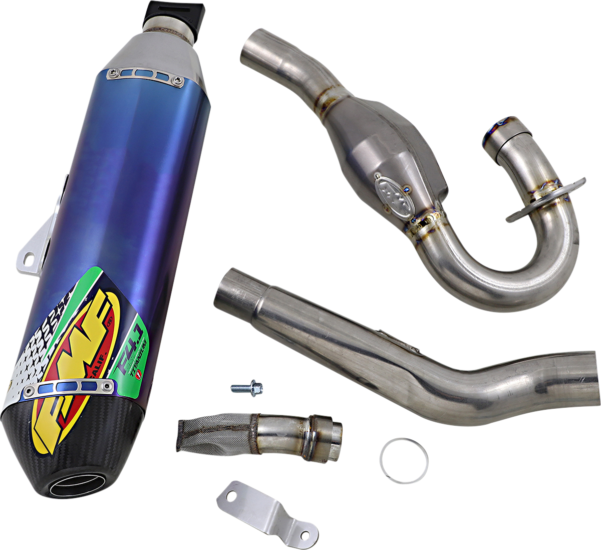 4.1 RCT Exhaust with MegaBomb - Anodized Titanium 2019 - 2022