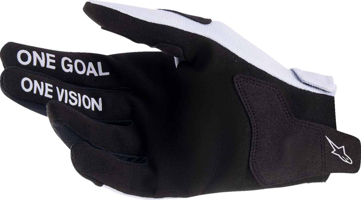 Youth Radar Gloves - Haze Gray/Black - Small