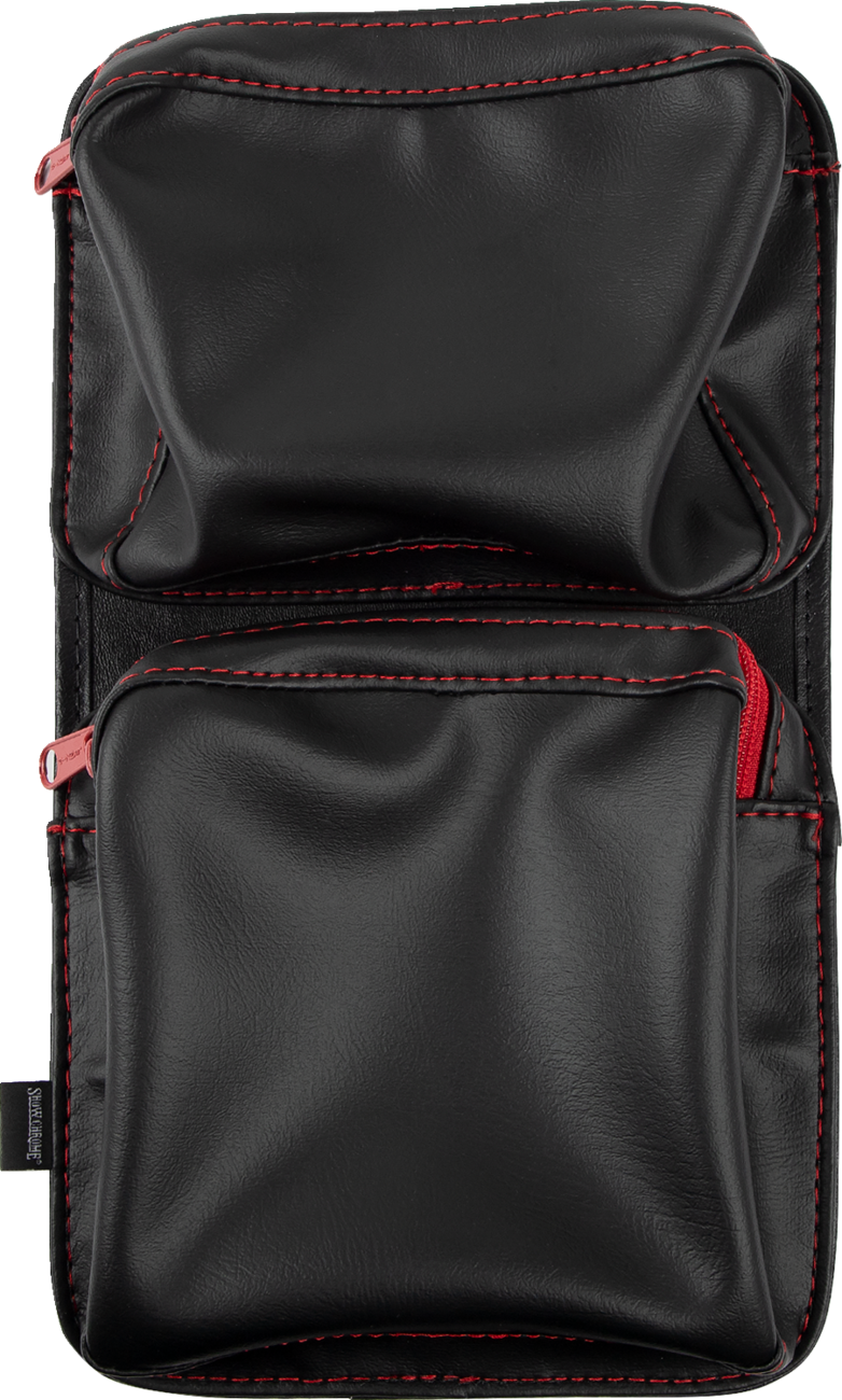 Kaliber Dash Pouch - Black with Red Zipper 2015 - 2023