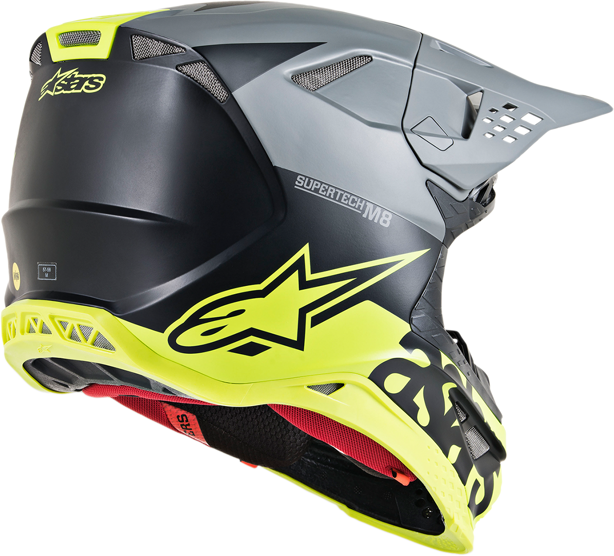 Supertech M8 Helmet - Radium - MIPS® - Matte Black/Mid Gray/Yellow Fluo - 2XL