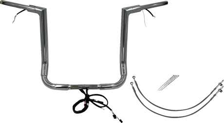 Handlebar Kit - Flat Top - 16\" - Chrome 2016 - 2020