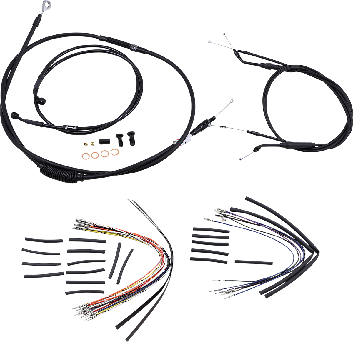 Control Kit - 14\" Ape Hanger Handlebars 1996 - 2005