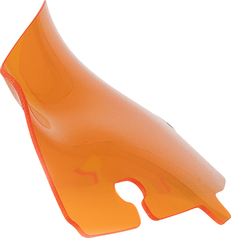 Kolor Flare™ Sport Windshield - 4\" - Orange - FLH 2014 - 2023