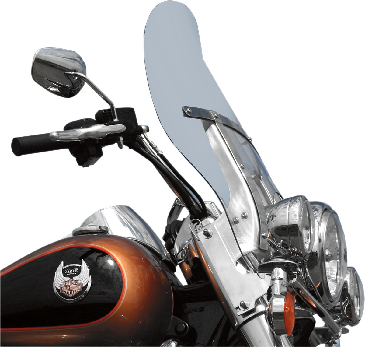 Flare™ Windshield - 19-3/8\" - Clear - FLHR 1994 - 2019