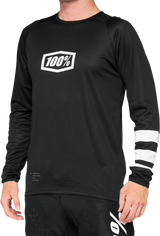 R-Core Long-Sleeve Jersey - Black/White - Large