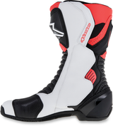 SMX-6 v2 Vented Boots - Black/White/Red Fluorescent - US 4 / EU 37