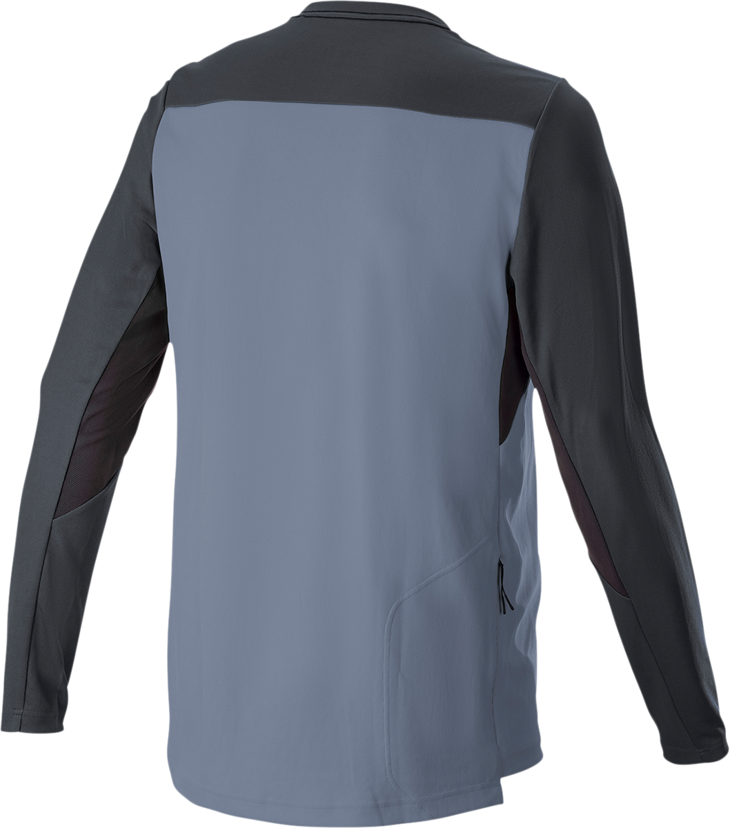 Drop 6.0 V2 Long-Sleeve Jersey - Black/Gray - Small