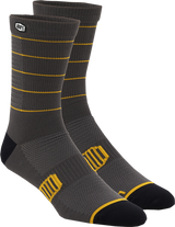 Advocate Socks - Charcoal/Mustard - Large/XL