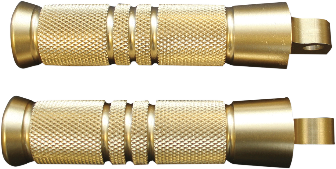 Brass Footpegs - Grooved