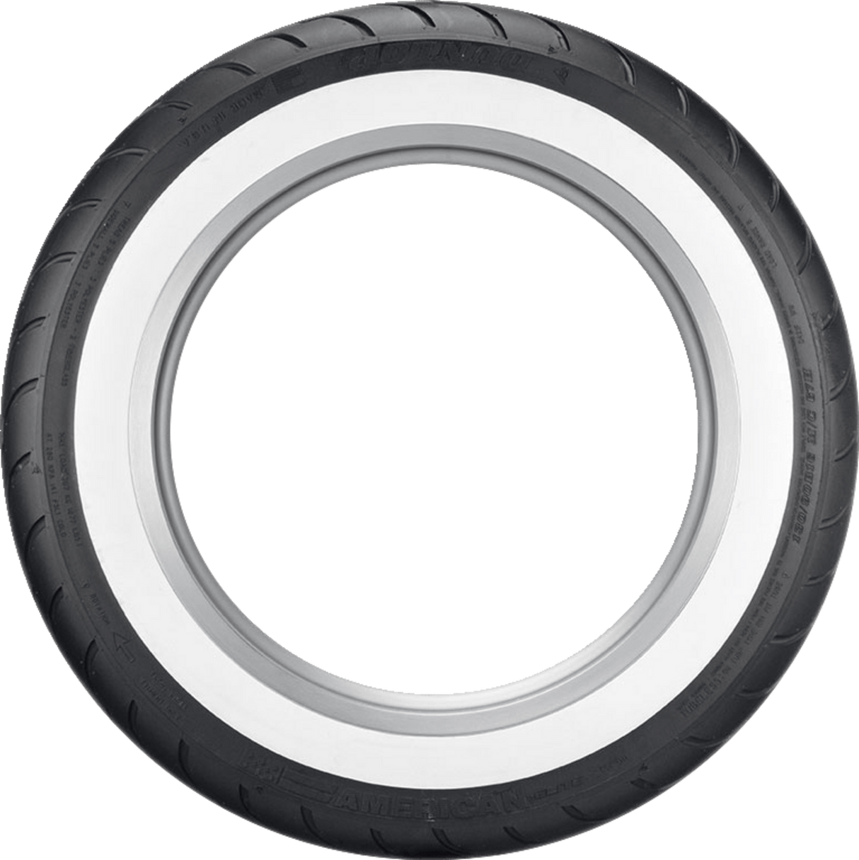 Tire - American Elite - Rear - MT90B16 - Wide Whitewall - 74H