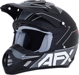 FX-17 Helmet - Aced - Matte Black/White - Small