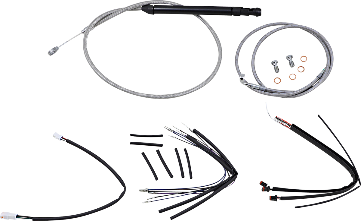 Control Kit - 14\" Gorilla Handlebars - Stainless 2018 - 2021