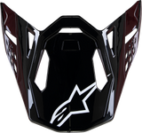 Supertech M10 Visor - Solid - Gloss Black Carbon