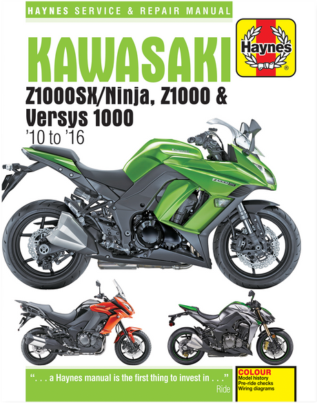 Manual - Kawasaki Z1000SX/ Versys \'10-\'16 2010 - 2016