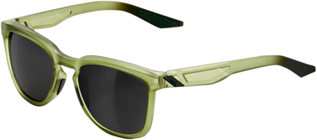 Hudson Sunglasses - Olive - Black Mirror