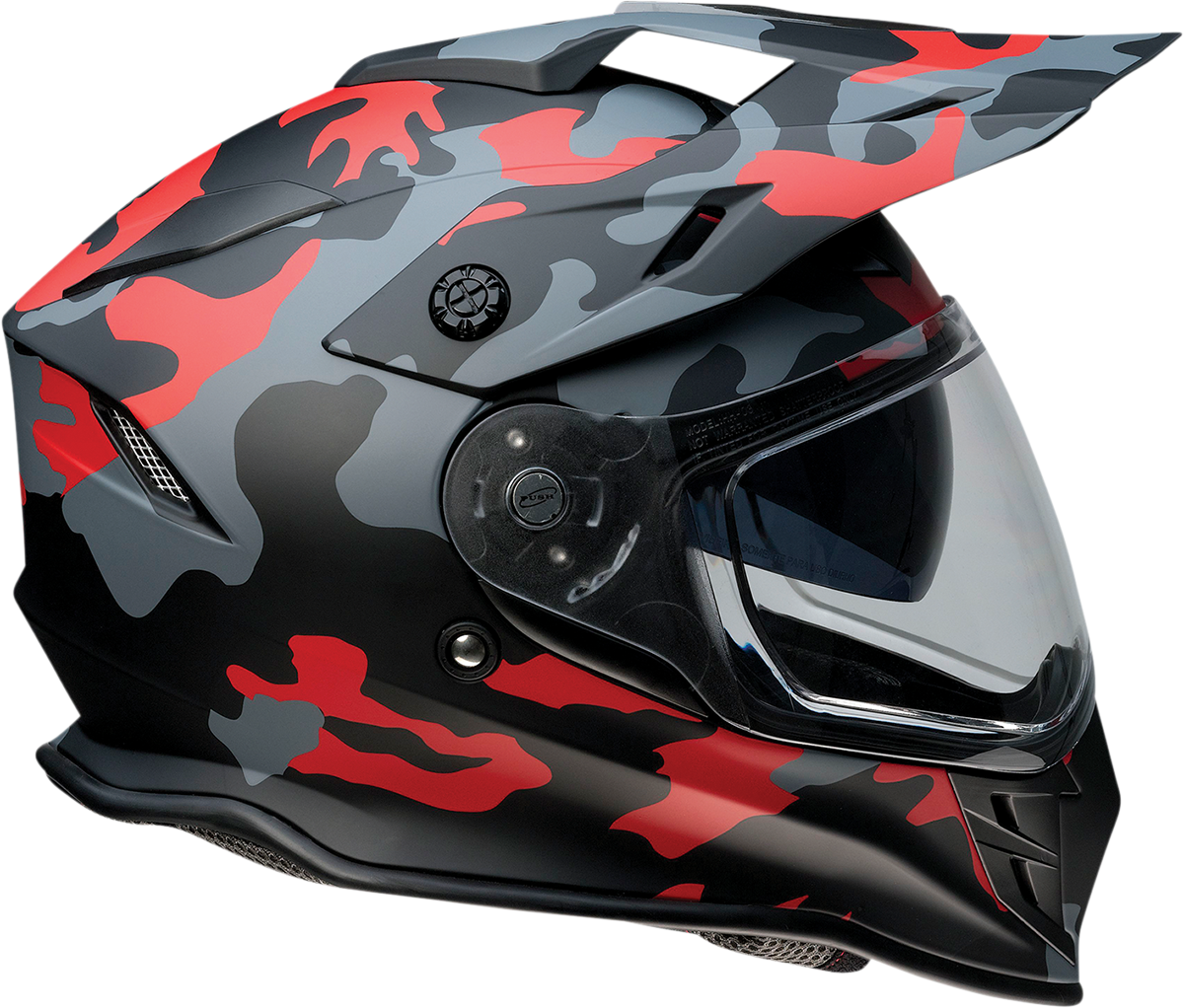 Range Helmet - Camo - Red - 2XL