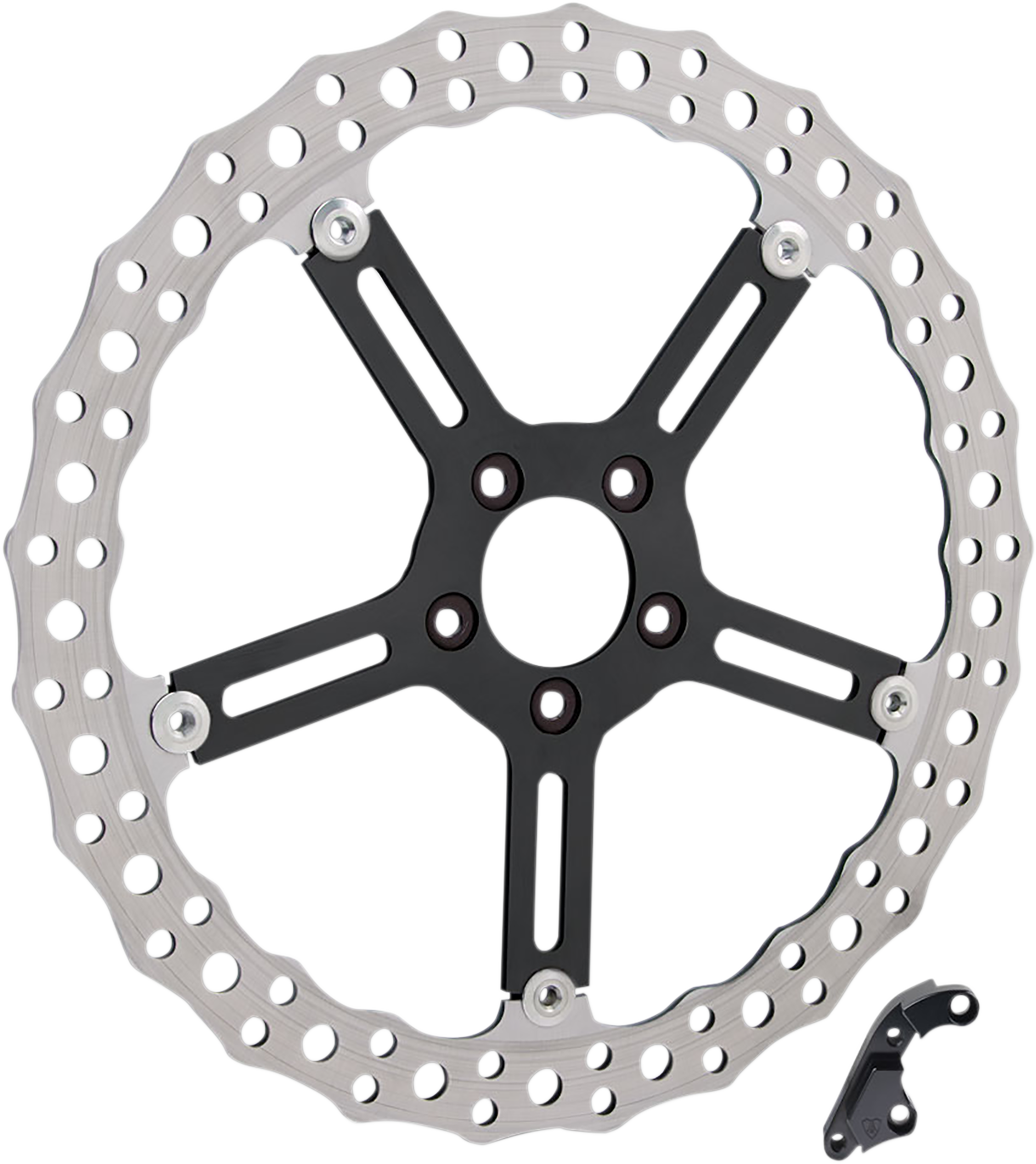 Jagged Brake Rotor - 15\" - Left - Hub-Mount 2000 - 2014