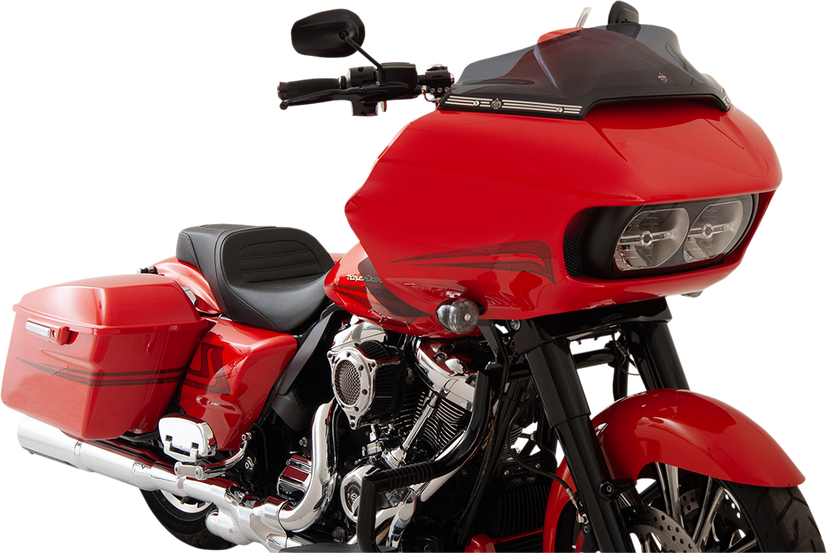 Flare™ Windshield - 6\" - Dark Smoke - FLTR 2015 - 2023