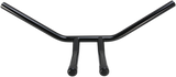 Handlebar - T-Bar - 6\" - Dimpled - Black