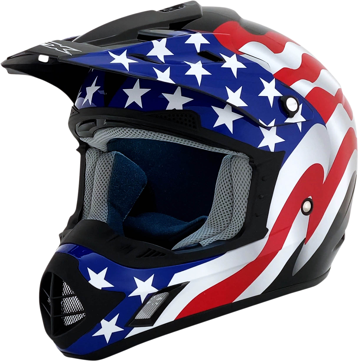 FX-17 Helmet - Flag - Black - Small