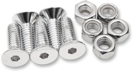 Mounting Hardware Kit with Nuts - Brake Rotor - Socket-Head/Countersunk - 1-3/4\" 1982 - 1985