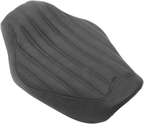 Knuckle Solo Seat - Ribbed - Black - FXD \'04-\'05 2004 - 2005