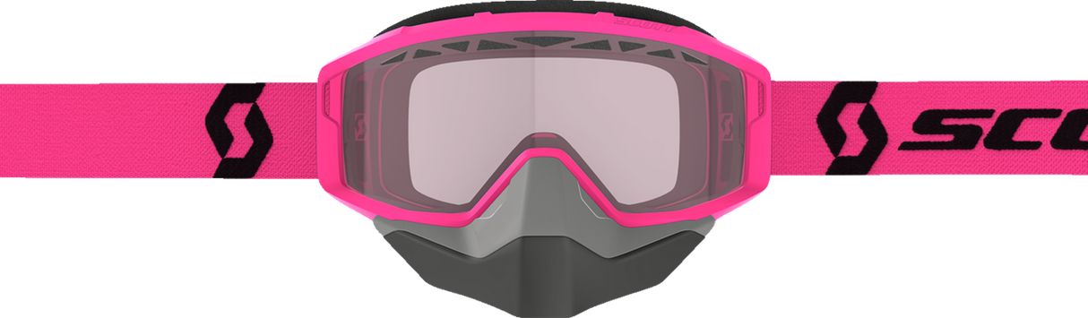 Primal Snow Cross Goggle - Pink/Black - Dual Lens - Rose