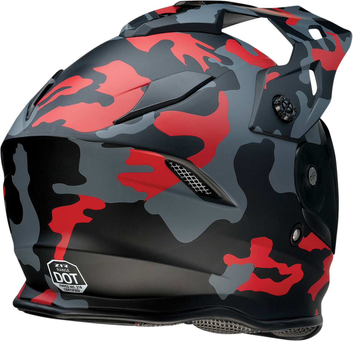 Range Helmet - Camo - Red - 2XL