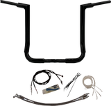 Handlebar Kit - Flat Top - 16\" - Black 2014 - 2020