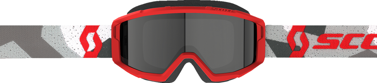 Primal Sand Dust Goggle - Camo White/Red - Dark Gray