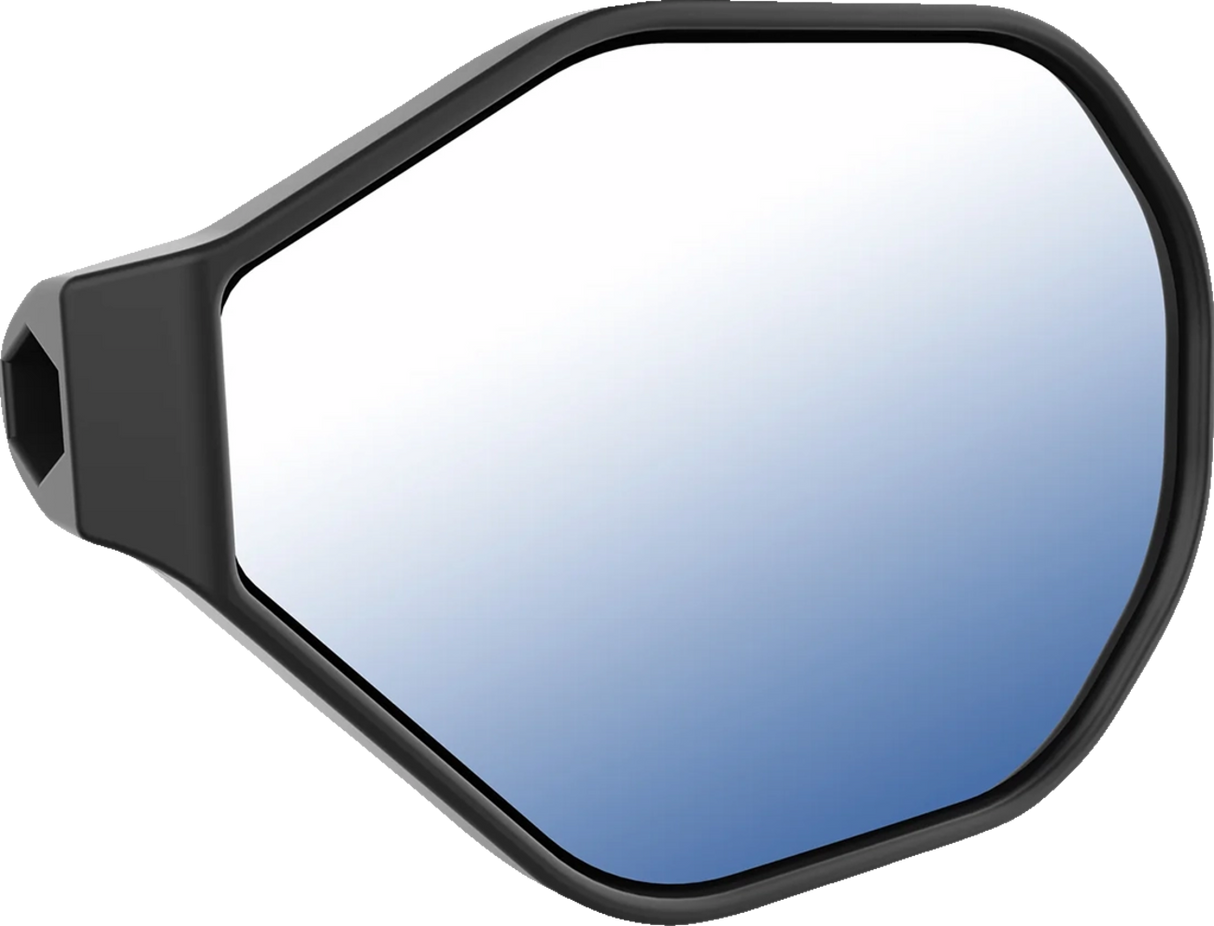 Tough-Mirror™ - Side View - Oval - Black - Right