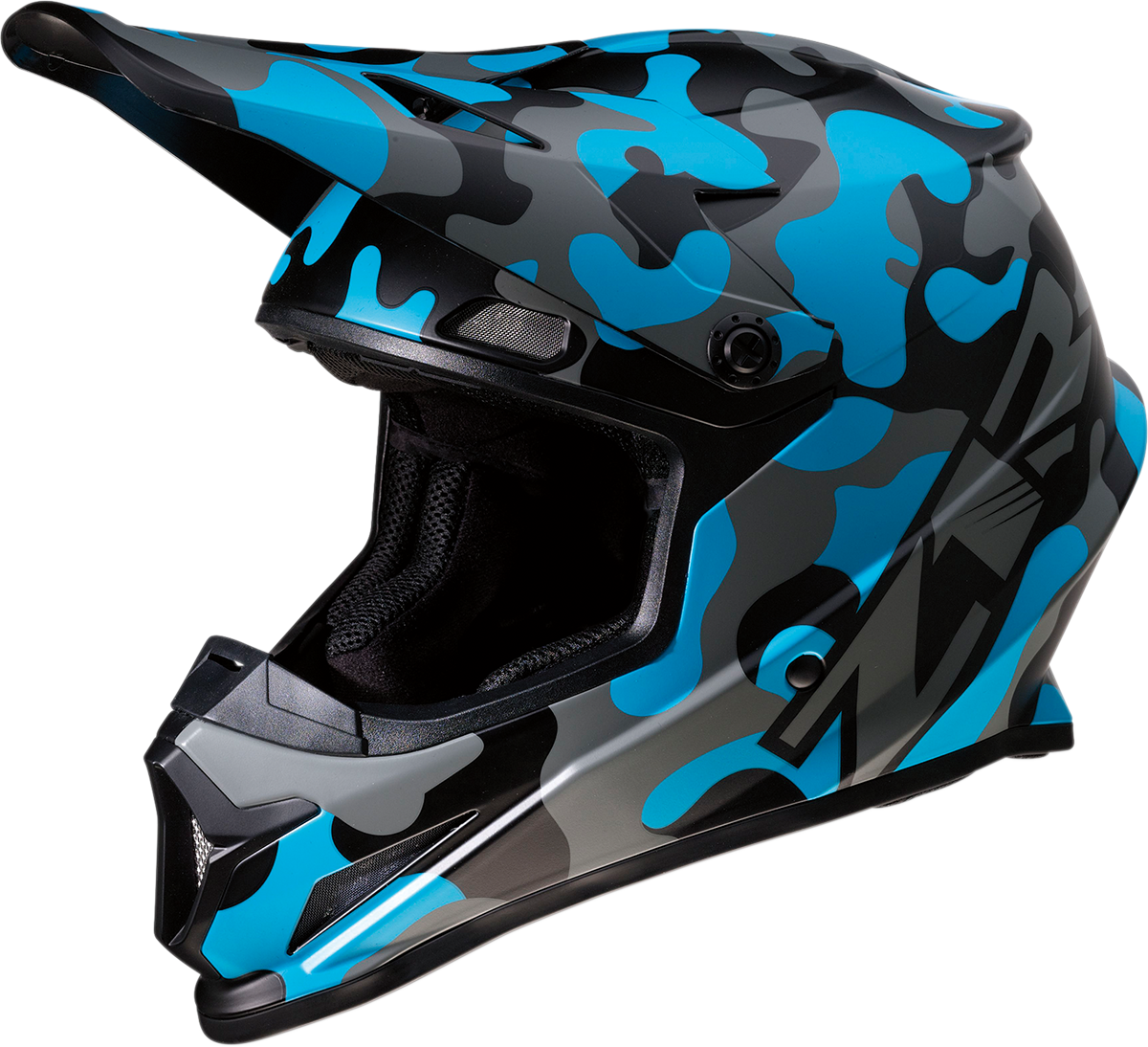 Rise Helmet - Camo - Blue - Large