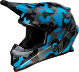 Rise Helmet - Camo - Blue - Medium