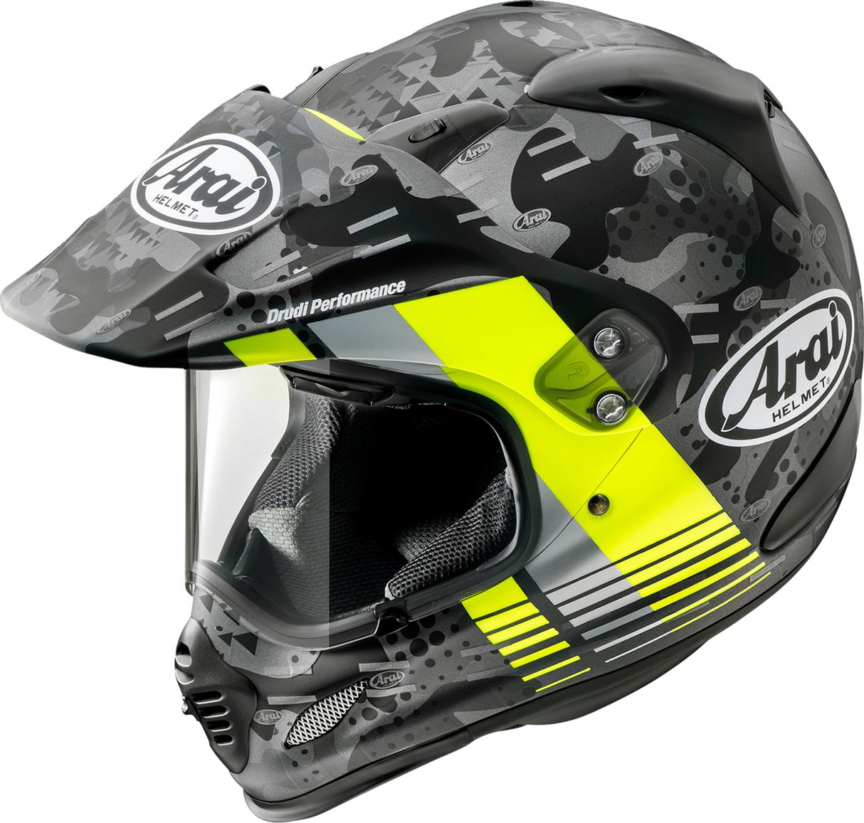 XD-4 Helmet - Cover - Fluorescent Yellow Frost - XS